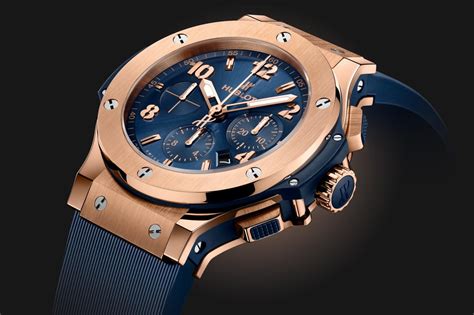 hublot gold blue 44mm